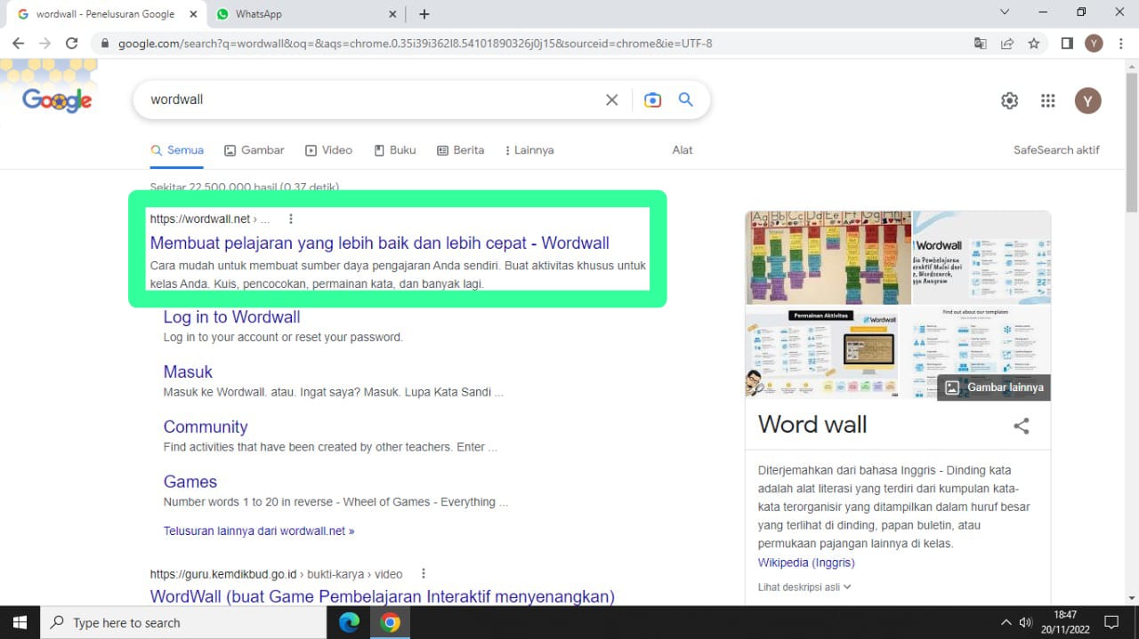 CARA BINA KUIZ HANGMAN MENGGUNAKAN WORDWALL 