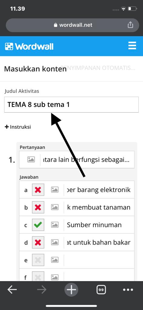 TUTORIAL MEMBUAT KUIS DENGAN WORDWALL - RISKA SEPTIA - UNIVERSITAS ...